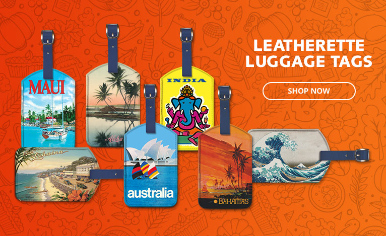 Leatherette Luggage Tags
