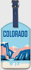 Colorado - Leatherette Luggage Tags